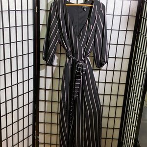 NWOT Lane Bryant Striped Jumpsuit Size 16